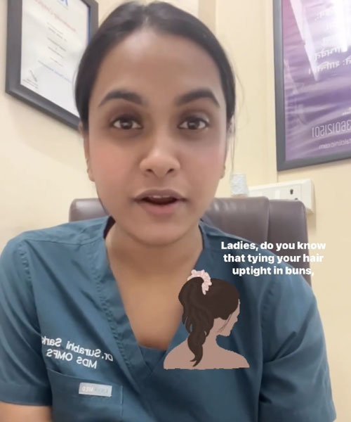 Tying You Hair & Hair Loss - Dr. Surabhi Sarkar